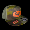 Green Camo KAM Snap-back Hat
