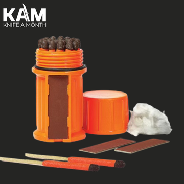 Stormproof Match Kit + Waterproof Case