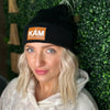 Knife-A-Month Branded Beanie w/ Leather Patch